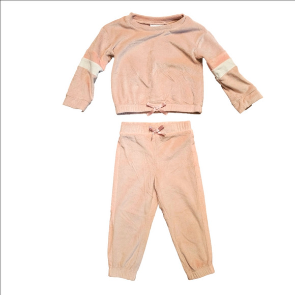 CHILDREN'S PLACE light pink two piece. Super soft! 18-24mnths. - Picture 1 of 6